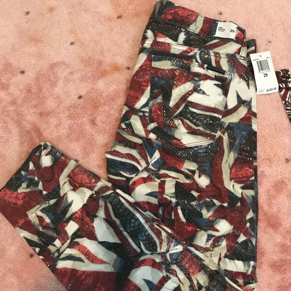 Hudson Red White and Blue Pants Size 29